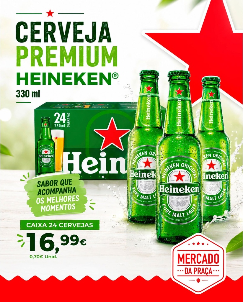 Cerveja Premium HEINEKEN